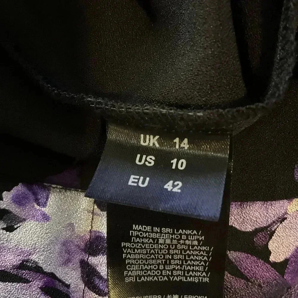 Anthology Floral Print Womens Wide Leg Culottes Pants Size 10 NEW WITH TAG - Picture 7 of 8